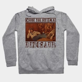 hank williams jr vintage - dinosaur Hoodie